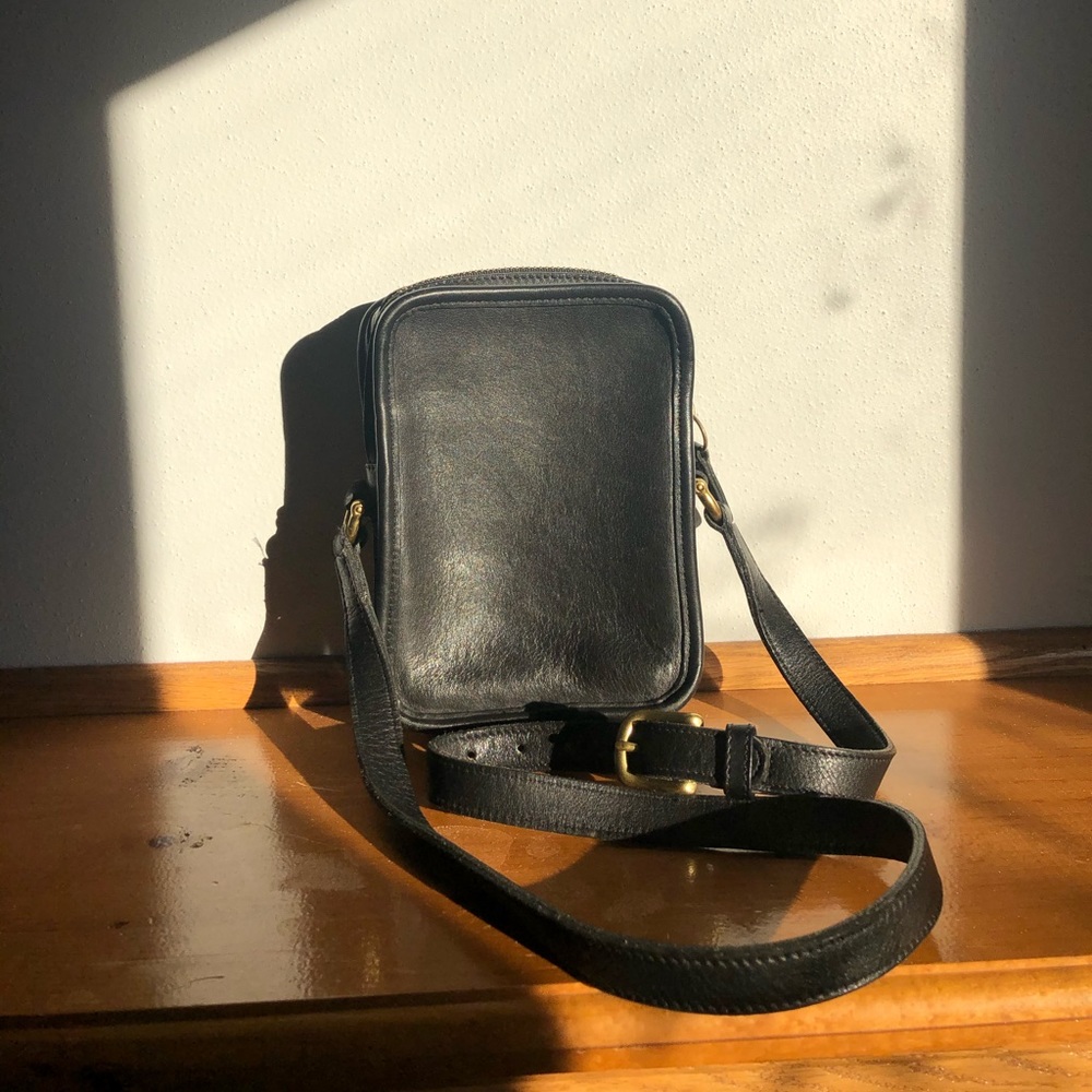 Vintage Coach Kit Camera Bag Balck